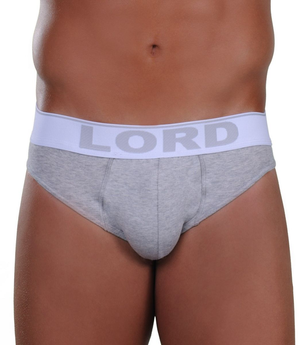 Brief, cotton-elastan, Melanze