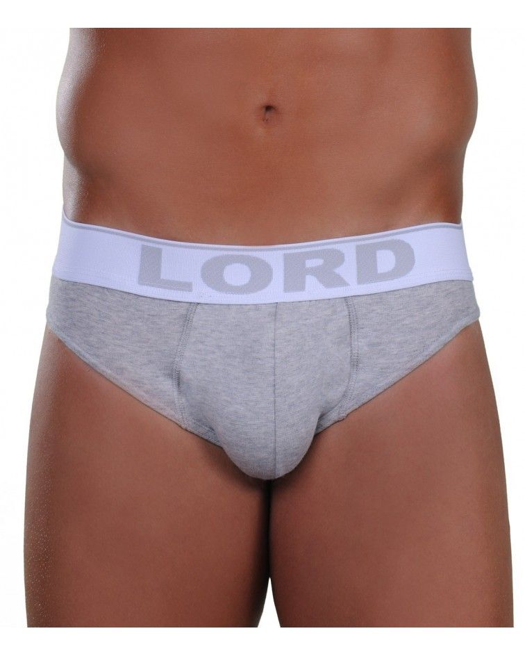 Brief, cotton-elastan, Melanze
