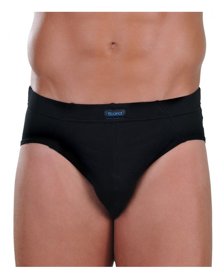 Men, Brief elastic, black