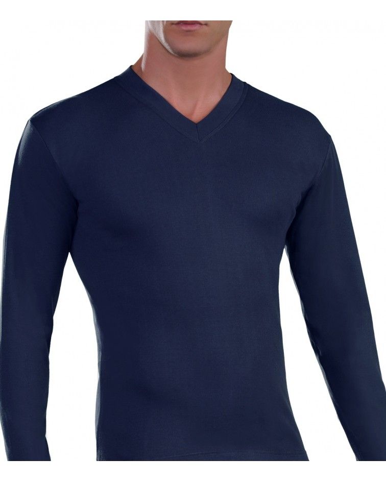 T-Shirt Long Sleeve, V Neck