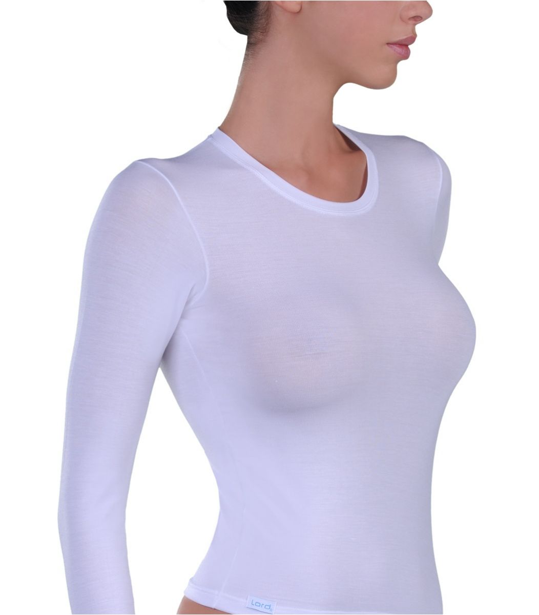 Long Sleeve, micromodal, white