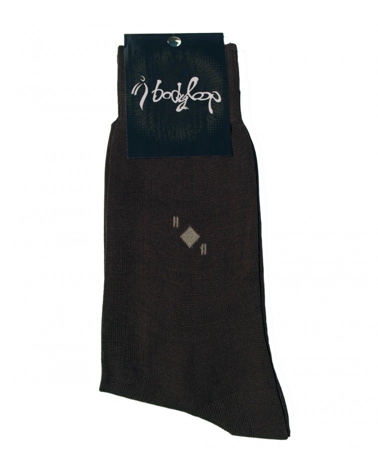 Cotton Mercerized Sock, brown