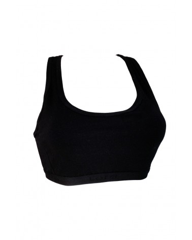 Bustier, elastic, athletic, black