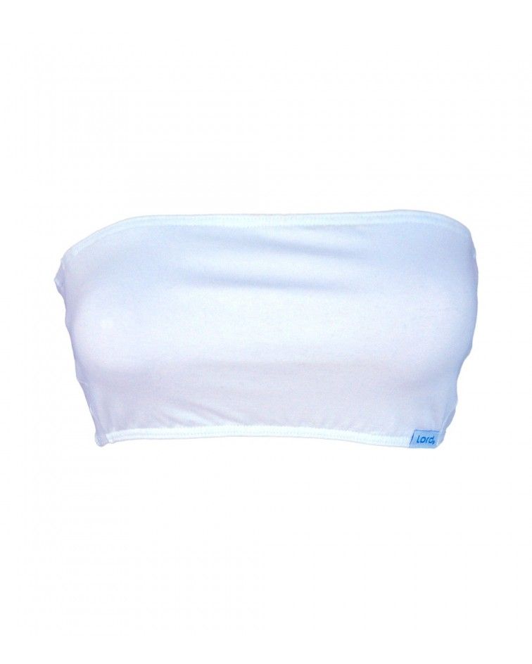 Bustier, elastic, athletic, white