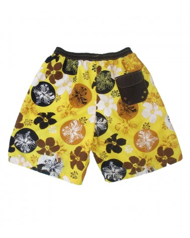 Swimwear yellow flower