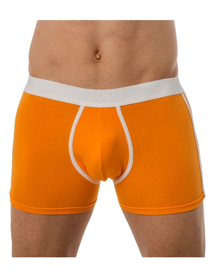 Reorganiseren melk onduidelijk Men underwear boxer, with white straps Size Small Color Orange