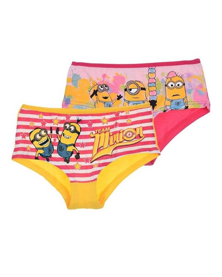 Minions Set 2 boxer shorts, Fuxia