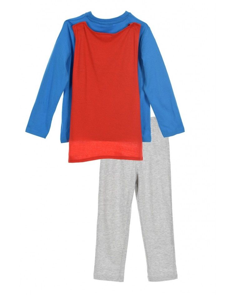 Boys Pyjama winter SUPERMAN with cape