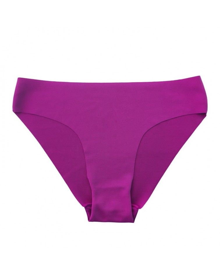 Women panty, no seams, no rubber, purple