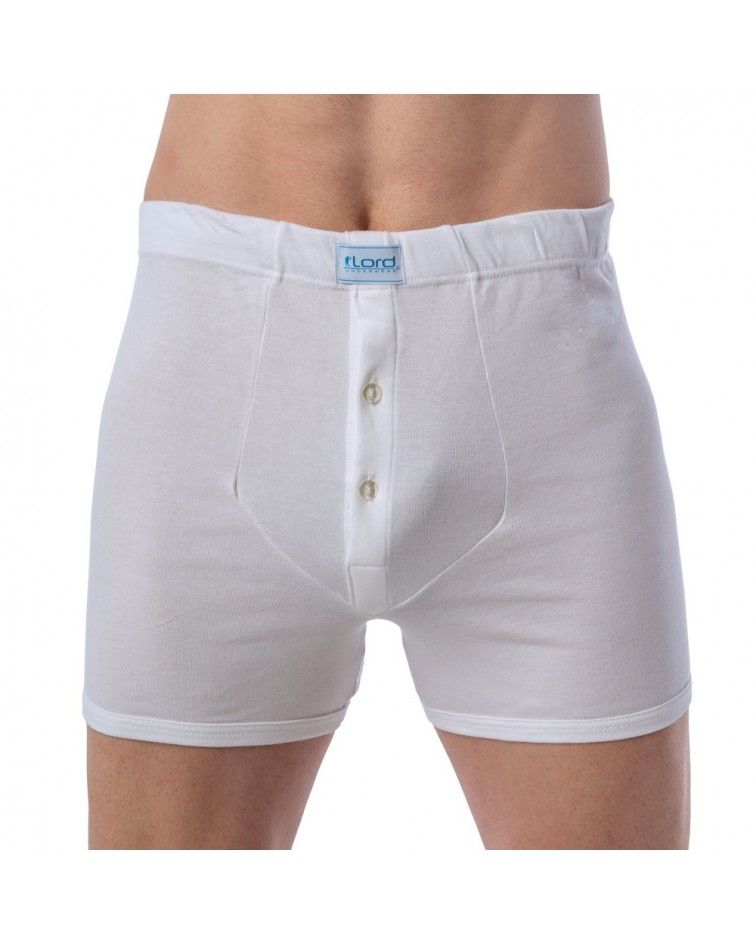 Boxer, Πατιλετα κουμπι, λευκό