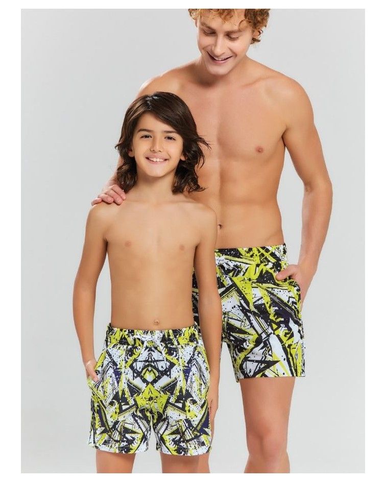 Boys swimwear, yellow