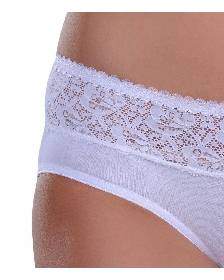 Panty midi, double lace