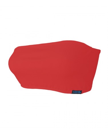 Women Strapless, elastic, red