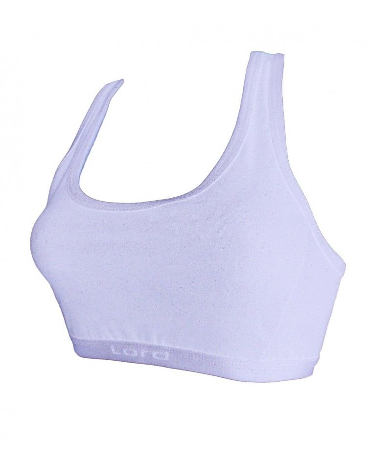 Bustier, elastic, athletic, white