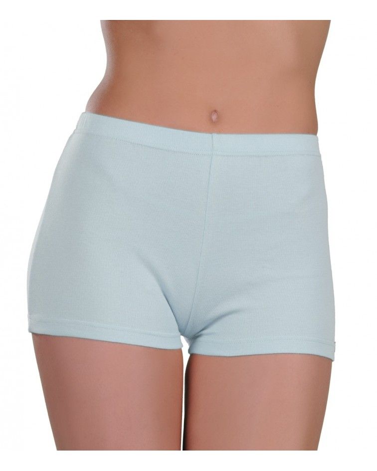 Boxer βαμβακερό σιέλ