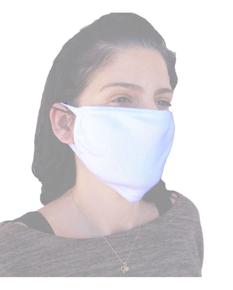 Cotton reuse Mask, white