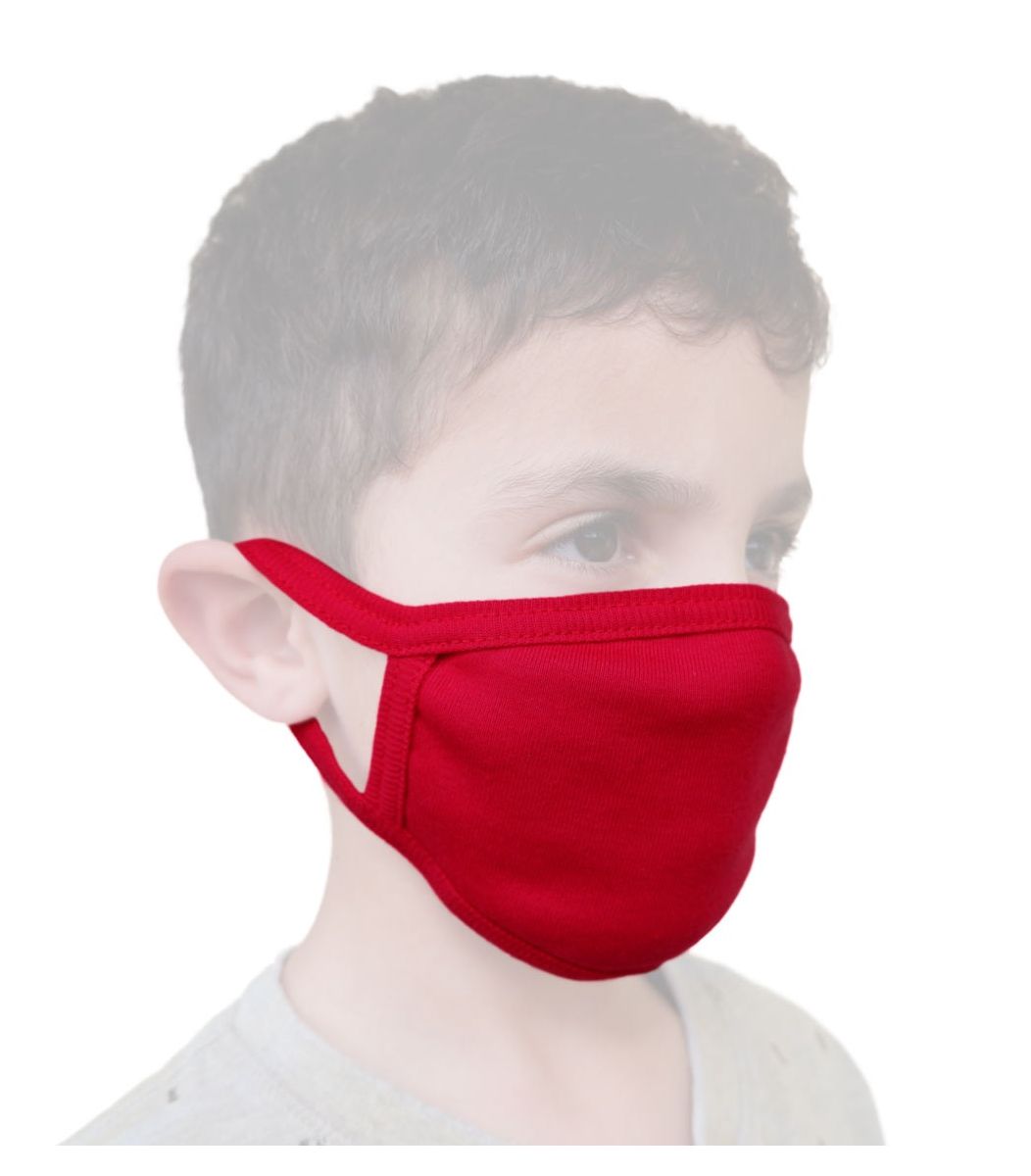 Children Cotton General use Mask, red