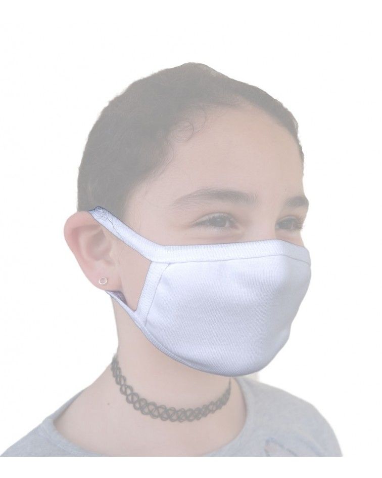 Children Cotton General use Mask, white