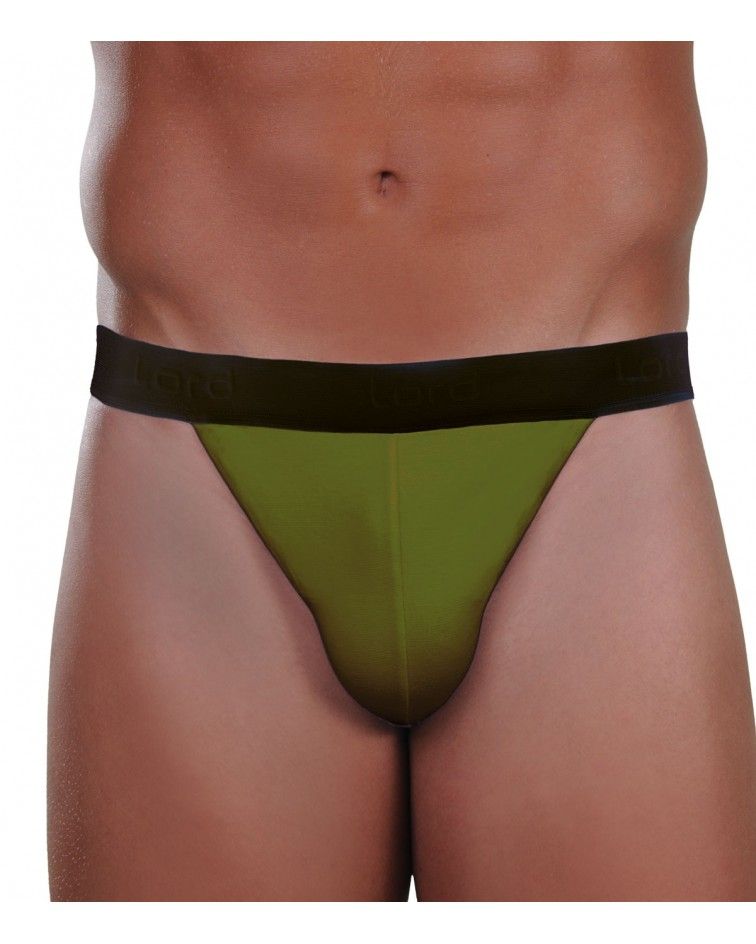 Brief Tanga, bicolor, green