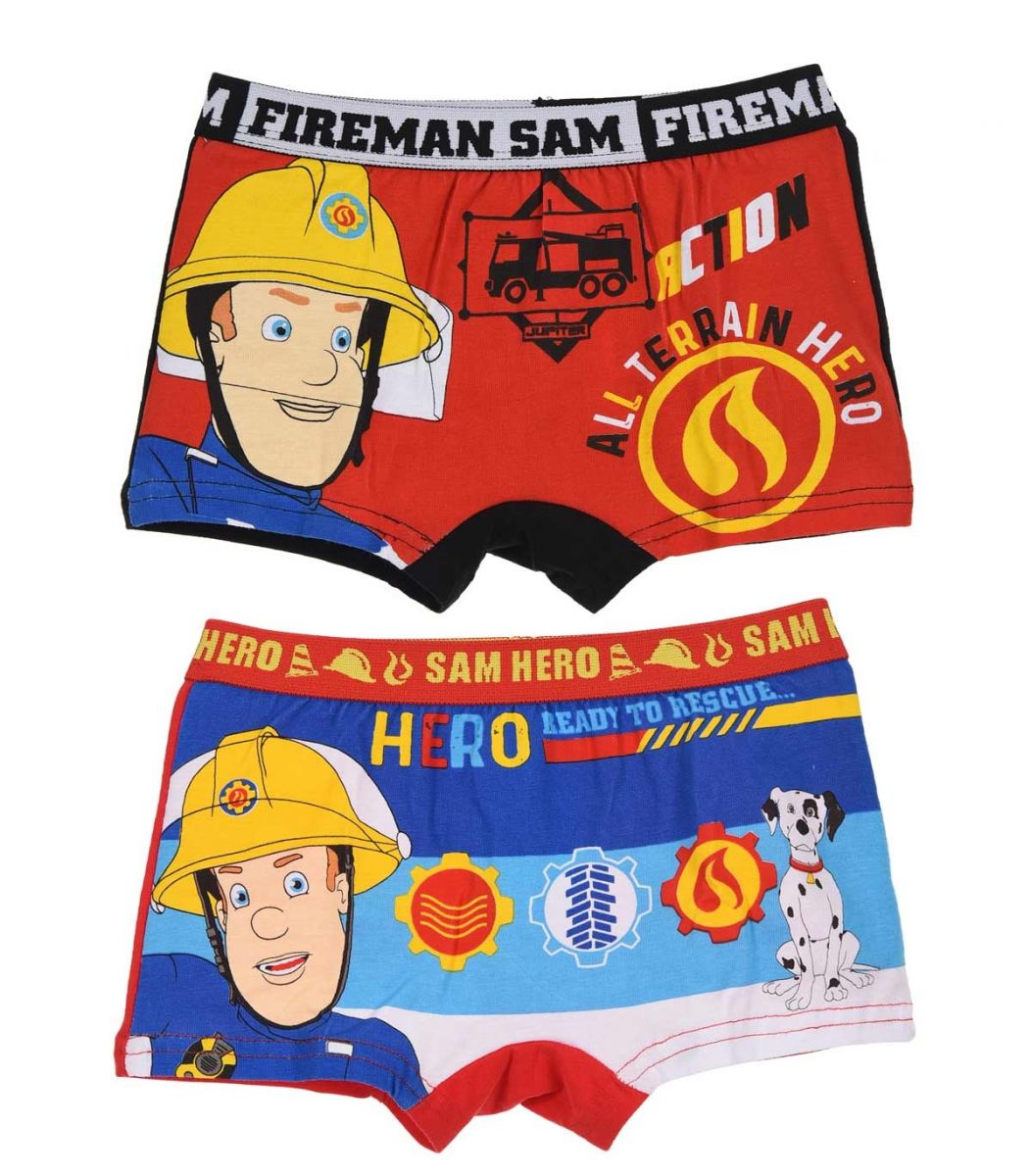 Αγοριών boxer Fireman 2τεμ, μπλε