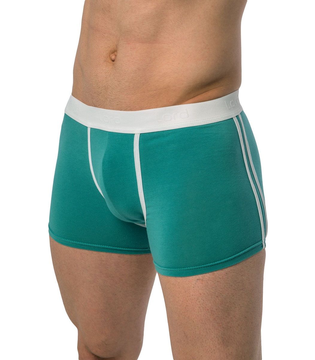 Boxer, λευκές ρίγες, πετρόλ