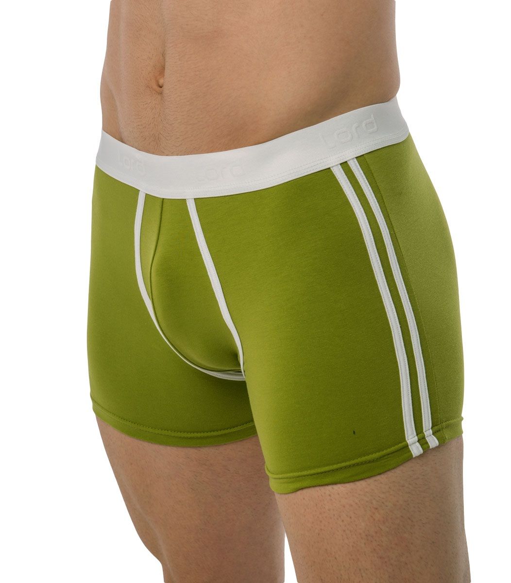 Boxer, λευκές ρίγες, πράσινο