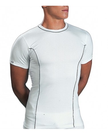 T-Shirt, white Stripe,