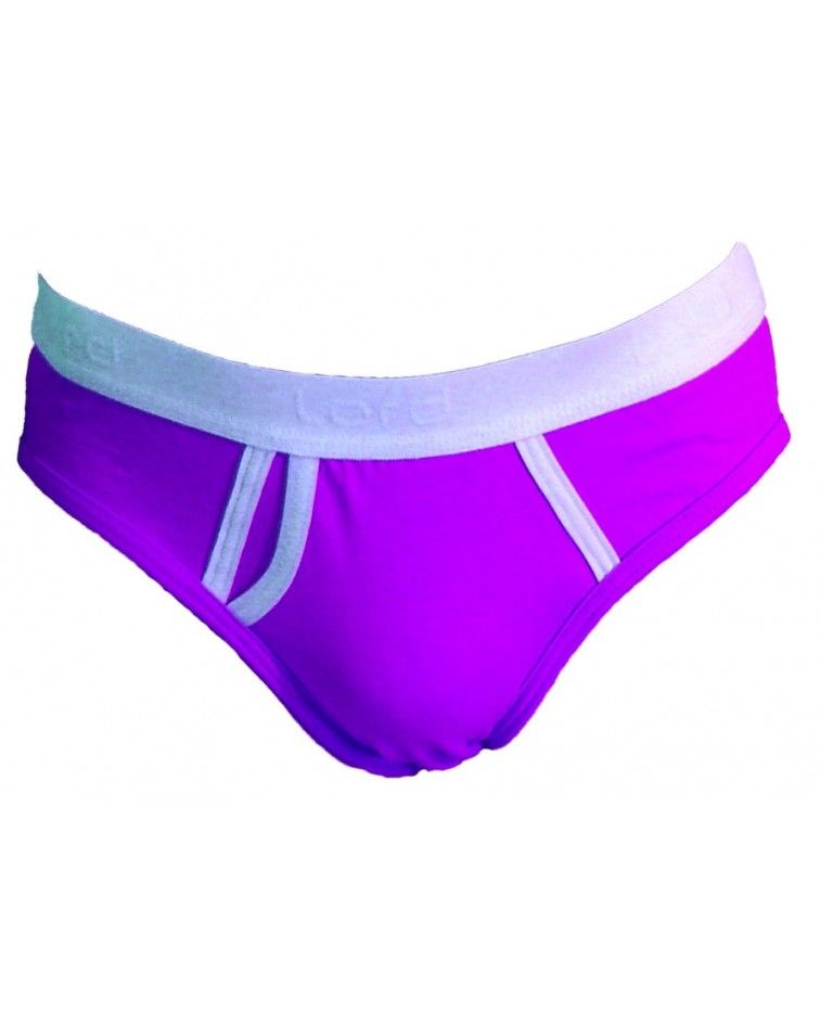 Brief white rubber, stripes