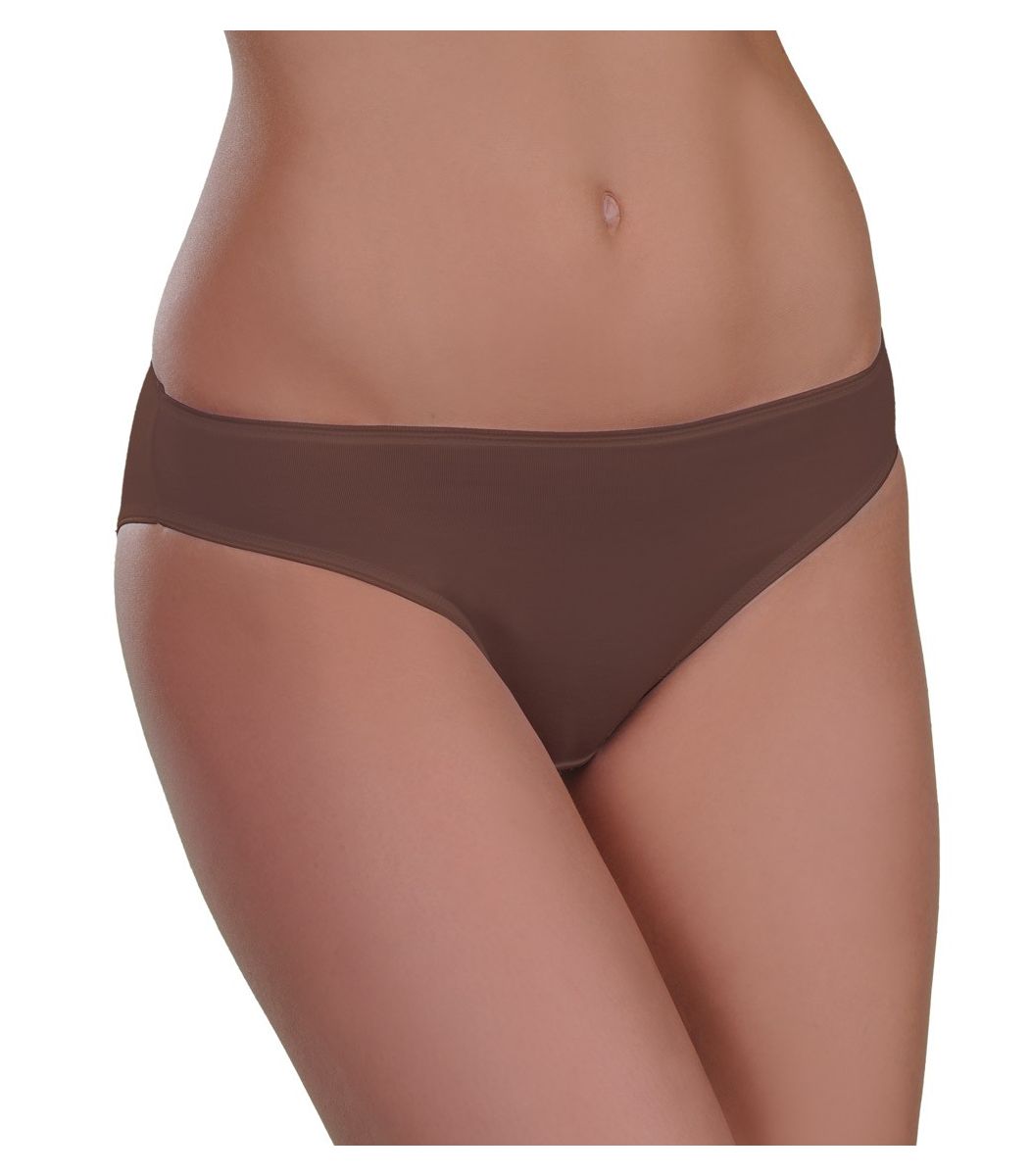 Women, bikini, micromodal, brown