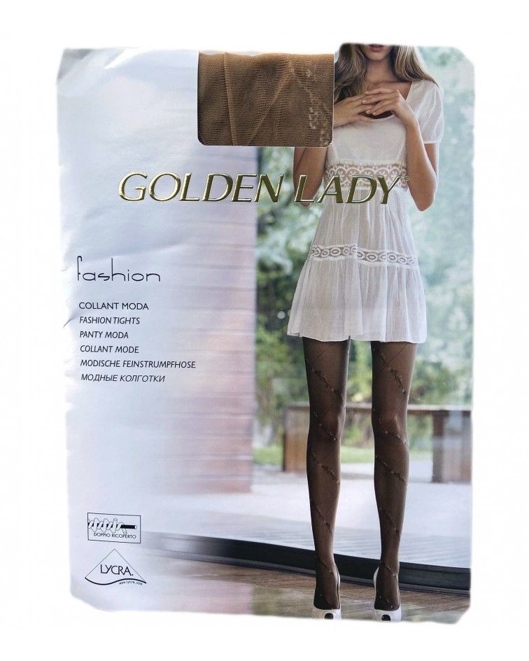  Golden Lady Golden Καλτσόν- 4