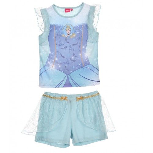  Pyjama Girls Disney Children Pyjama Princess Disney SUET2126-1