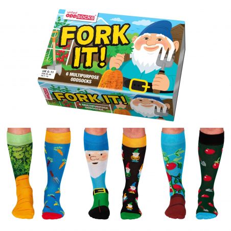  Socks United Oddsocks United Oddsocks Men Socks FORK IT 3 pairs DIG-1