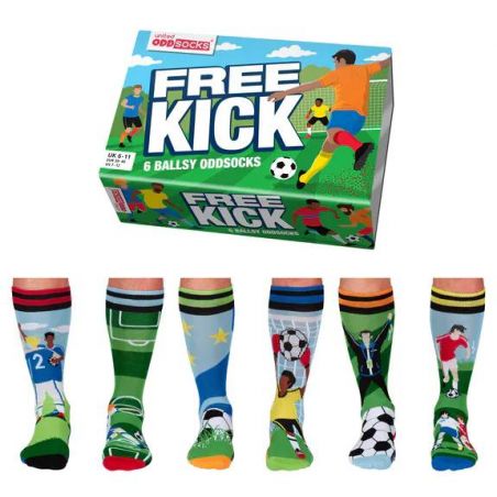  Socks United Oddsocks United Oddsocks Men Socks FREE KICK 3 pairs FREEKICK-1