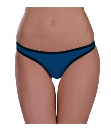 Women Panty, string, blue opal