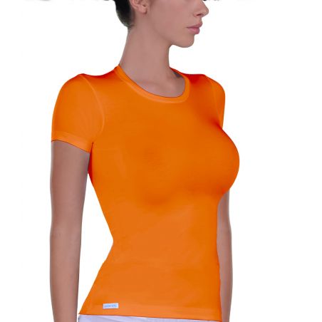 Women elastic T-Shirt, orage