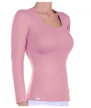  Long Sleeve T-Shirt Lord Lord Women sleeve, neck satin 890-1