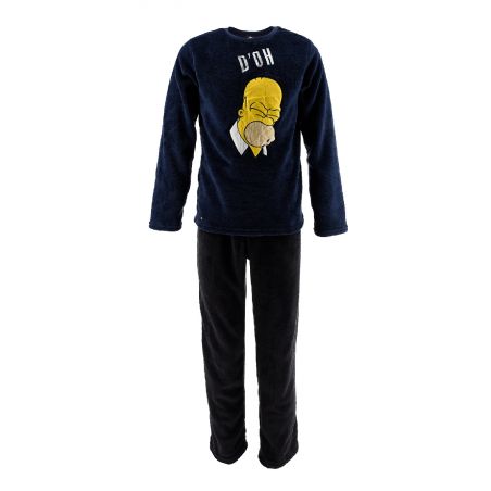 Ανδρική χειμερινή Πιτζάμα fleece SIMPSON Sun City - 5